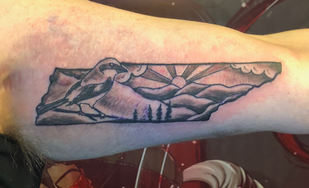 Tattoos - tennessee mocking bird - 137557